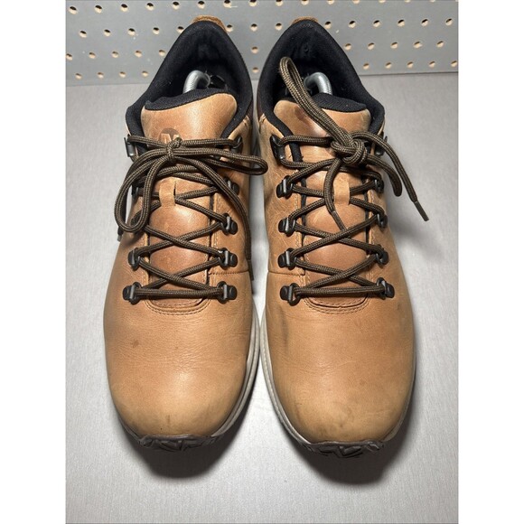 Merrell Ontario Shoes Mens US 14 Waterproof Low Brown Hiking Boots Vibram J53207 main image 13